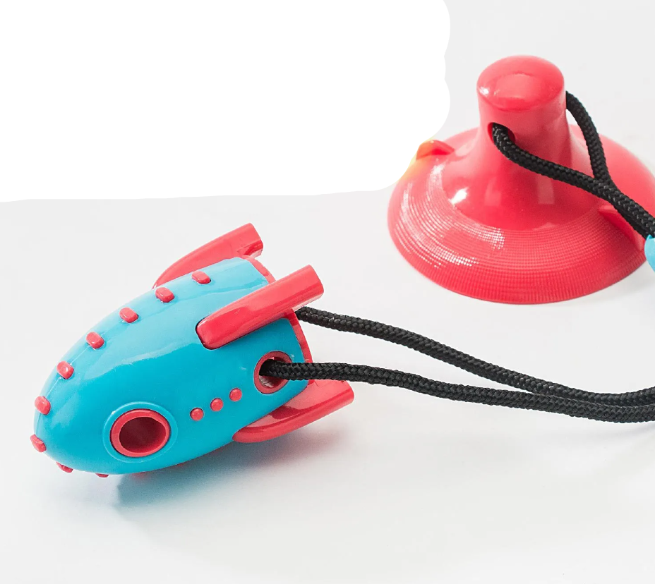 Dog Toy In Rocket Shape - Interactive Chew Toy For Dogs