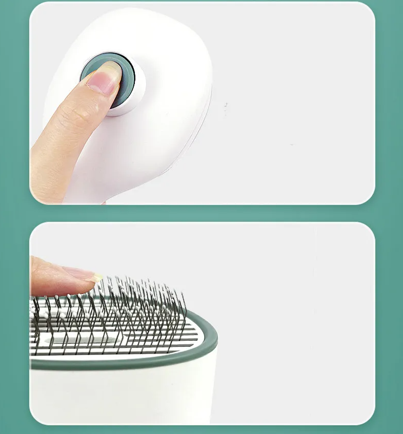 Electric Hair Brush - Fast Smoothing And Detangling Brush For Straight Hair