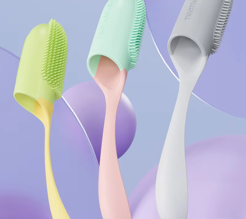 Tooth Cleaning Brush - Soft Tpr Brush For Thorough Oral Care And Tongue Cleaning