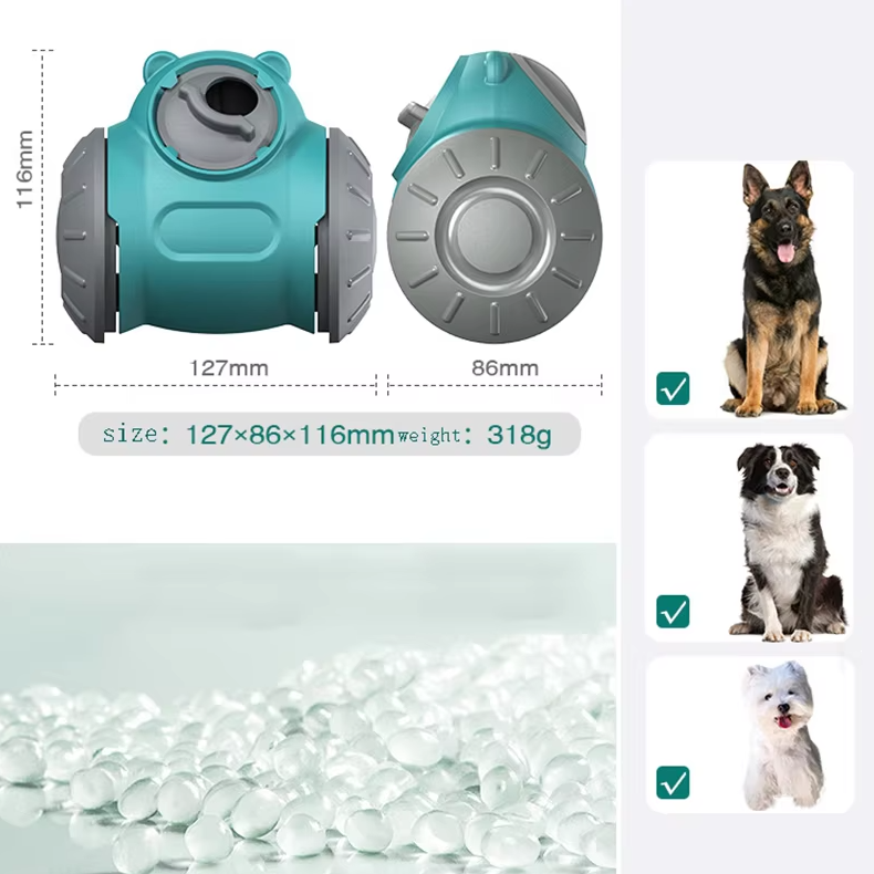 Dog Toy With Treat Dispenser - Interactive Chew Toy For Dogs