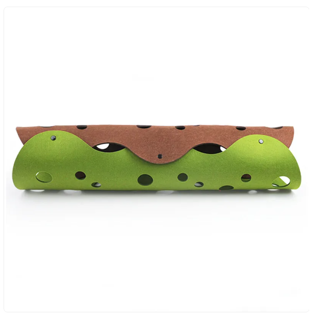 Cat Tunnel With Holes - Flexible Play Tunnel For Cats