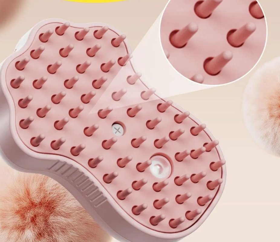 Electric Cat Brush With Massage Function For Gentle Coat Care