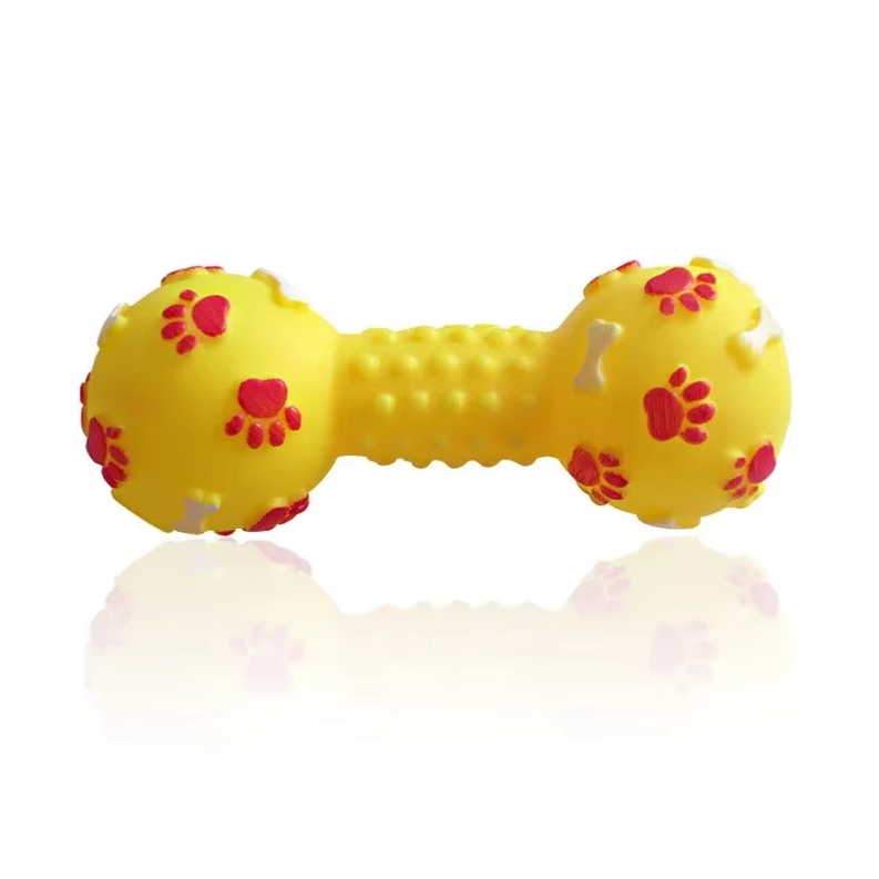 Dog Toys For Chewing – Colorful Chew Toys In The Shape Of Dumbbells