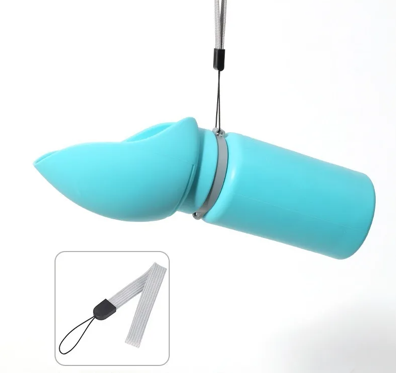 Foldable Water Bottle For Pets With Integrated Bowl