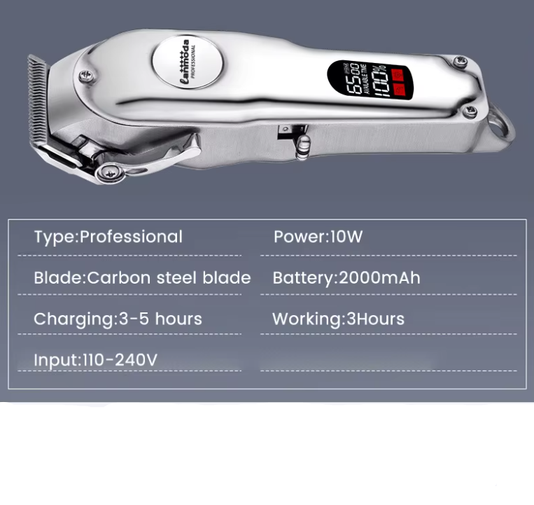 Professional Pet Hair Clipper - Cordless Trimmer For Dogs Cats