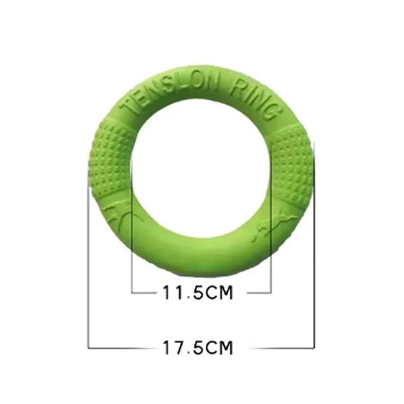 Robust Throwing And Teething Ring - Interactive Dog Toy For Active Playtime Fun
