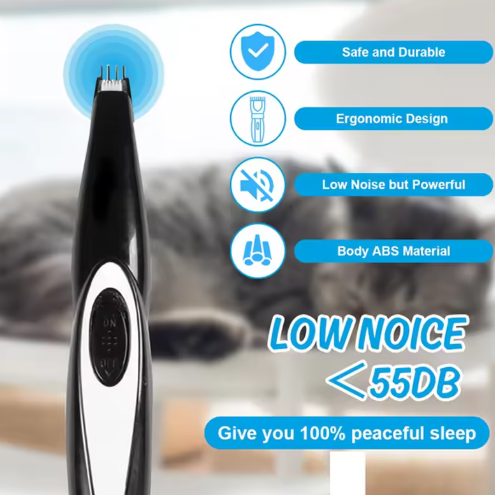 Quiet Pet Hair Clippers For Precise Grooming