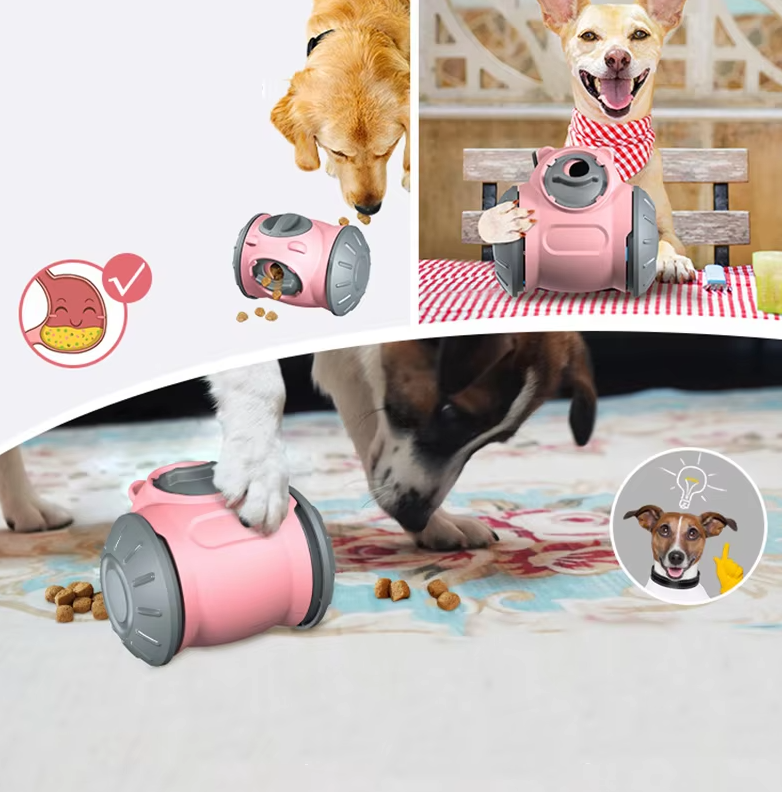 Dog Toy With Treat Dispenser - Interactive Chew Toy For Dogs
