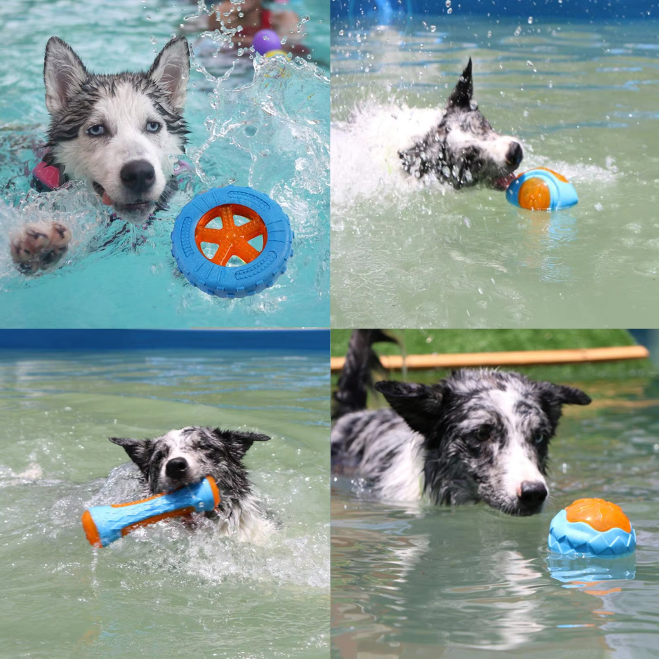 Robust Dog Toy Set - Interactive Bite And Squeak Toys