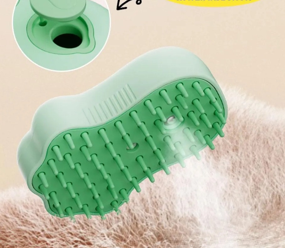 Electric Cat Brush With Massage Function For Gentle Coat Care