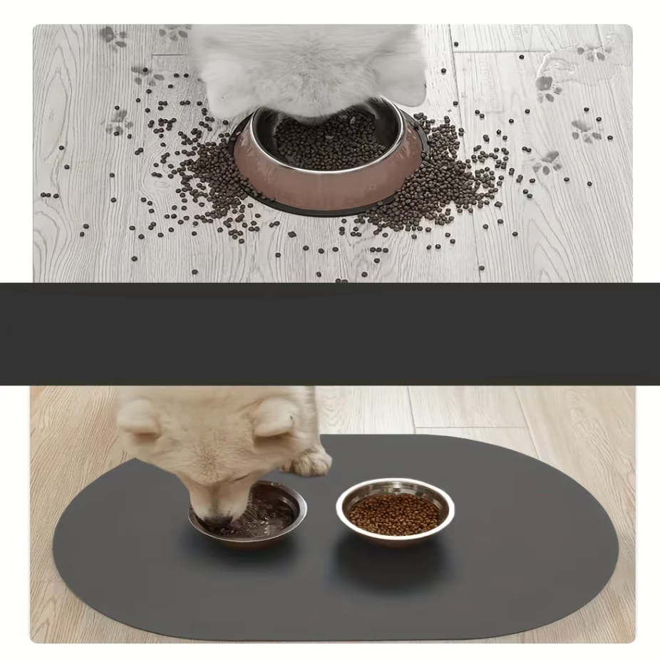 Silicone Feeding Mat For Pets - Waterproof, Non - Slip Feeding Mat For Dogs Cats