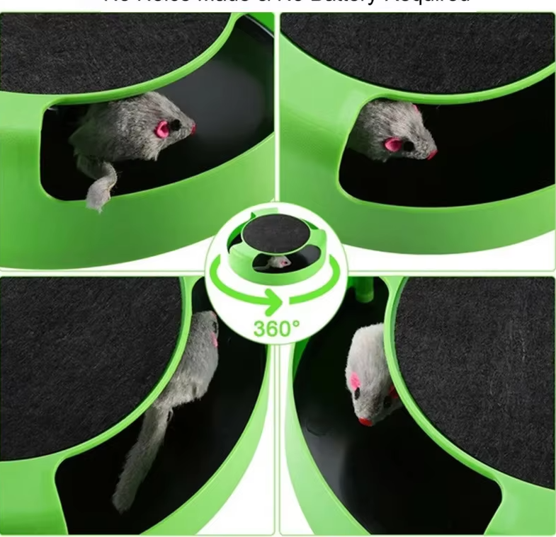 Interactive Cat Toy With Mouse - Toy With Moving Mouse For Cats