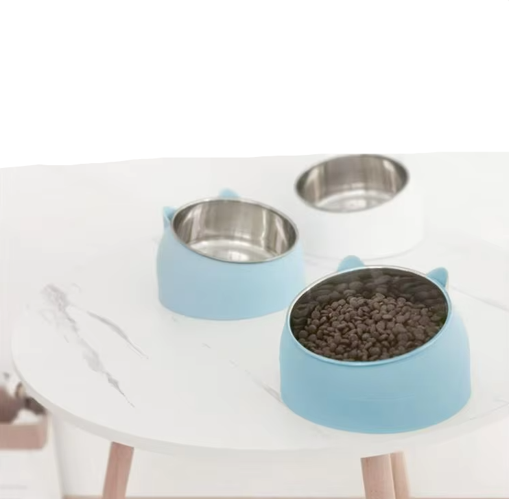 Cat Bowl With 15 - Degree Inclination For Comfortable Eating