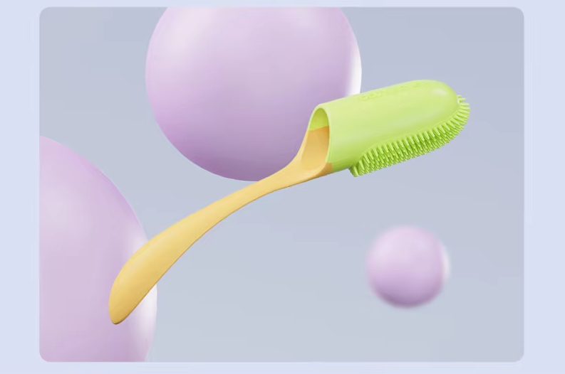 Tooth Cleaning Brush - Soft Tpr Brush For Thorough Oral Care And Tongue Cleaning