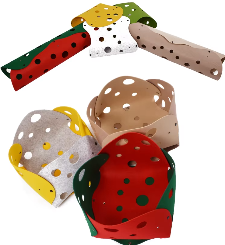 Cat Tunnel With Holes - Flexible Play Tunnel For Cats