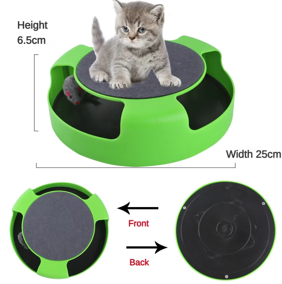 Interactive Cat Toy With Mouse - Toy With Moving Mouse For Cats
