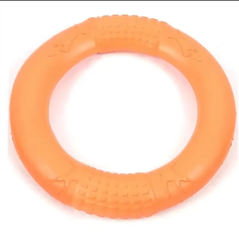 Robust Throwing And Teething Ring - Interactive Dog Toy For Active Playtime Fun