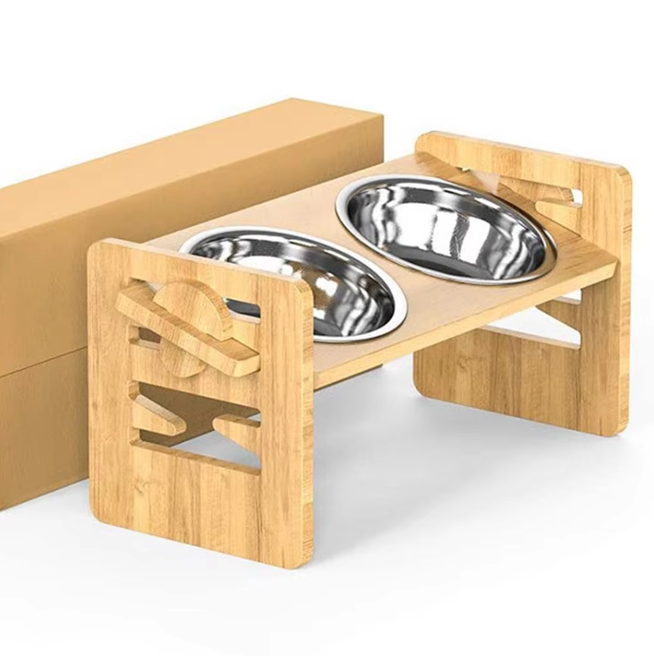 Elevated Feeding Station For Pets Bowls
