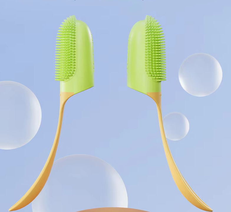 Tooth Cleaning Brush - Soft Tpr Brush For Thorough Oral Care And Tongue Cleaning