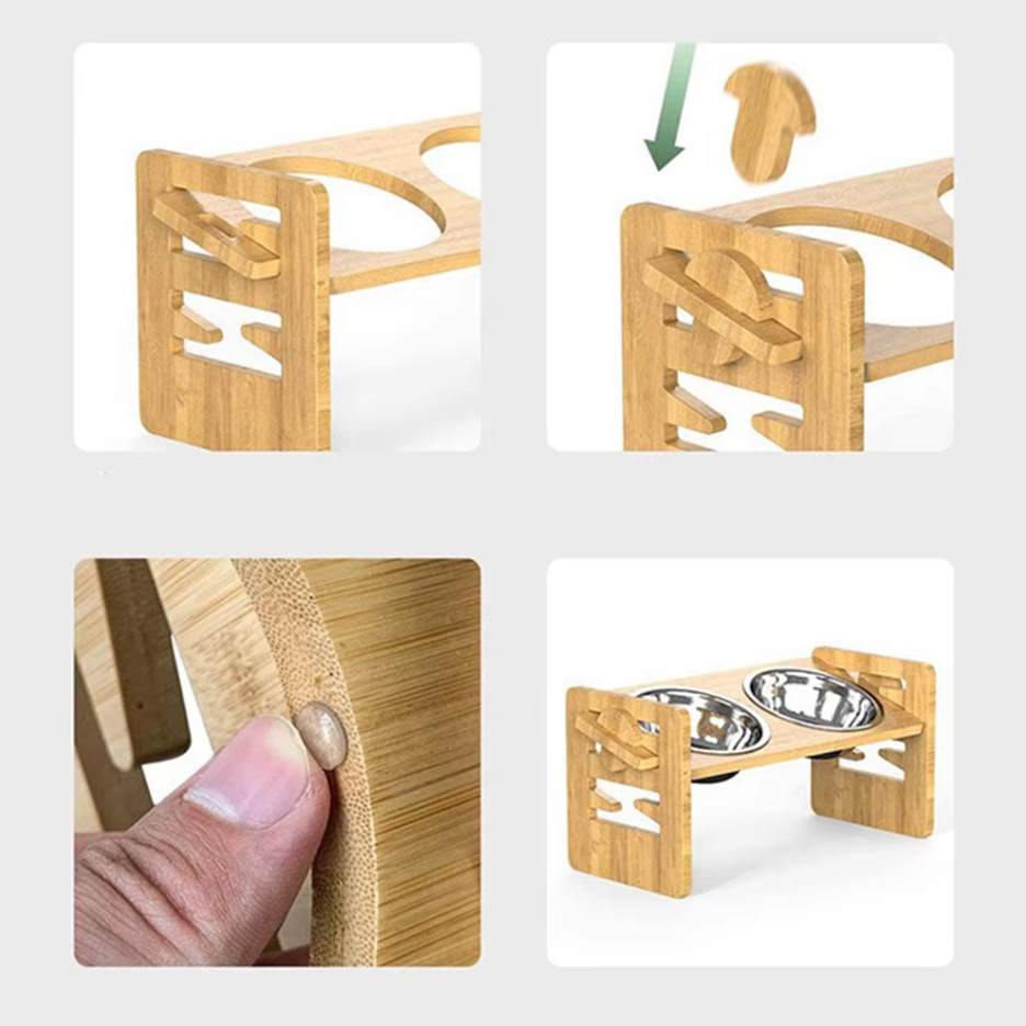 Elevated Feeding Station For Pets Bowls