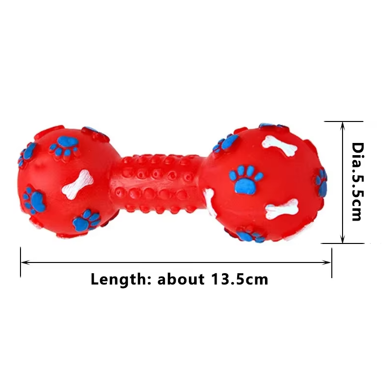 Dog Toys For Chewing – Colorful Chew Toys In The Shape Of Dumbbells