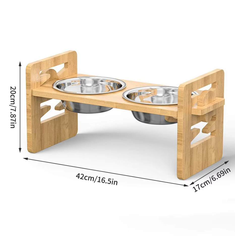 Elevated Feeding Station For Pets Bowls