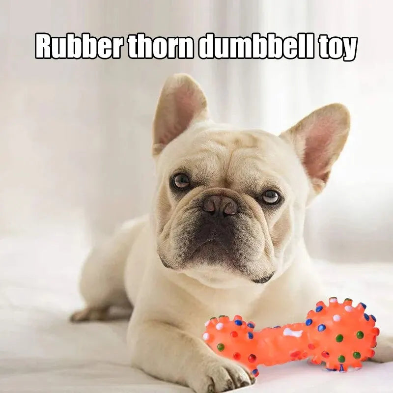Dog Toy Chew Ball - Robust Teething Aid For Dental Care Fresh Breath