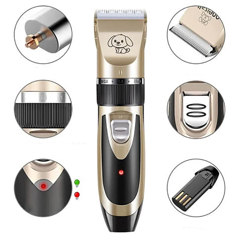 Silent Coat Trimmer Set For Dogs