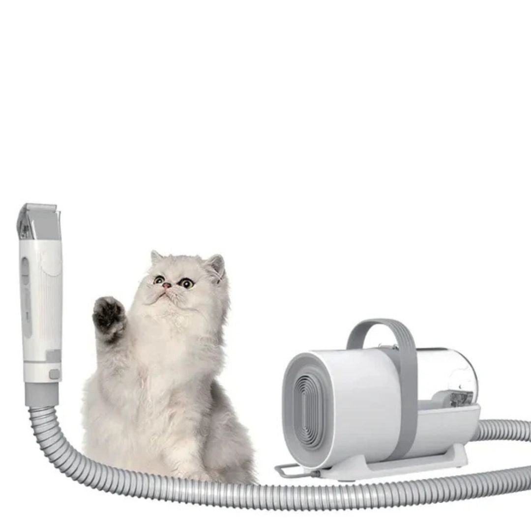 Hair Clippers For Dogs And Cats With Integrated Vacuum Cleaner