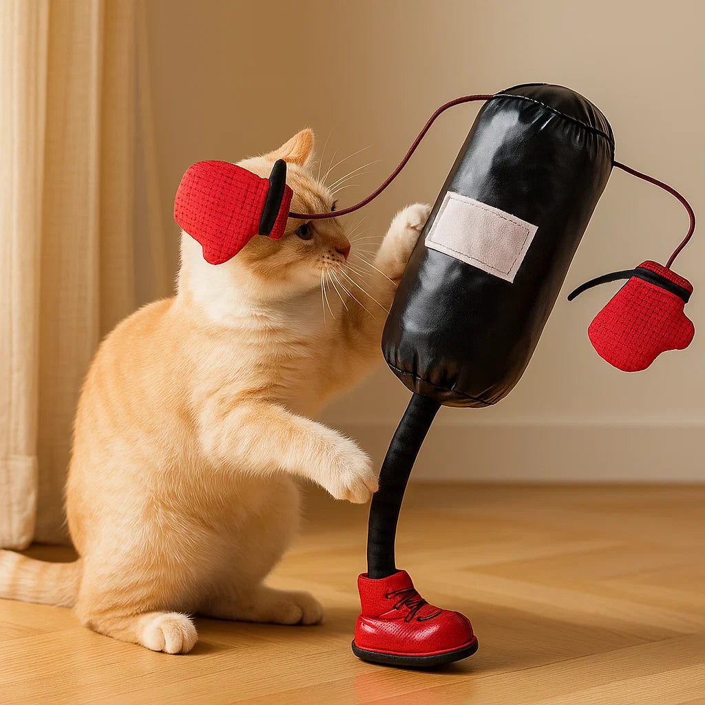 Interactive Punching Bag Cat Toy
