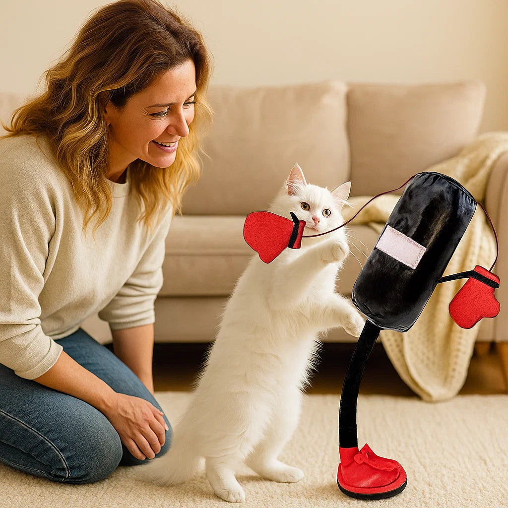 Interactive Punching Bag Cat Toy
