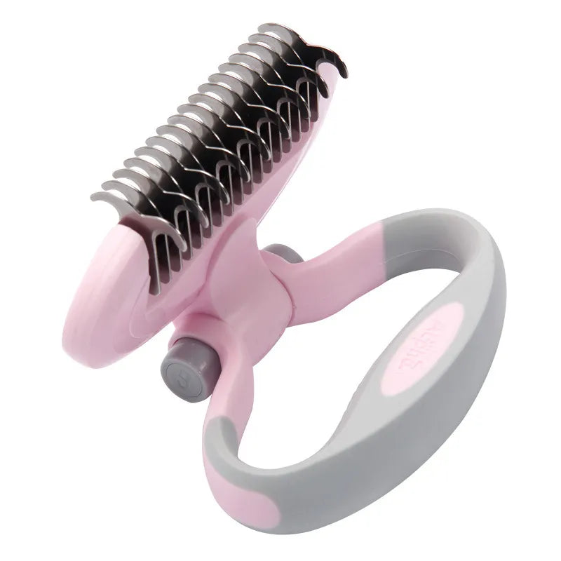 Ergonomic Pet De - Matting Brush With 360 ° Rotating Head For Gentle Coat Care