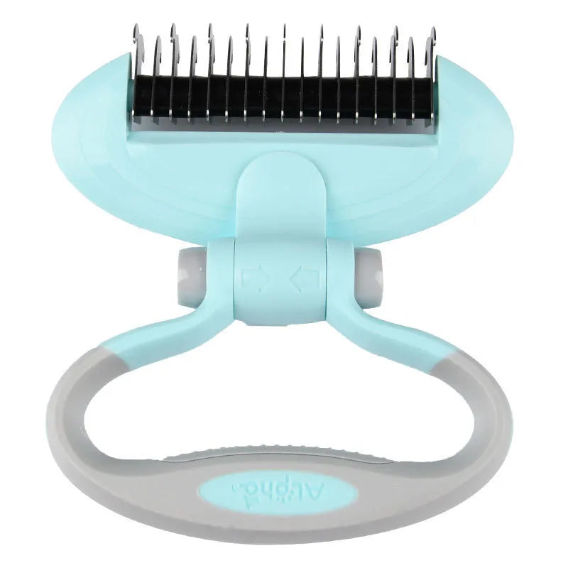 Ergonomic Pet De - Matting Brush With 360 ° Rotating Head For Gentle Coat Care