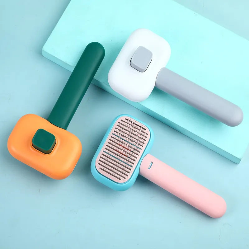 Hairbrush With Detangling Function - Innovative Design For Pain Relief And Quick Detangling