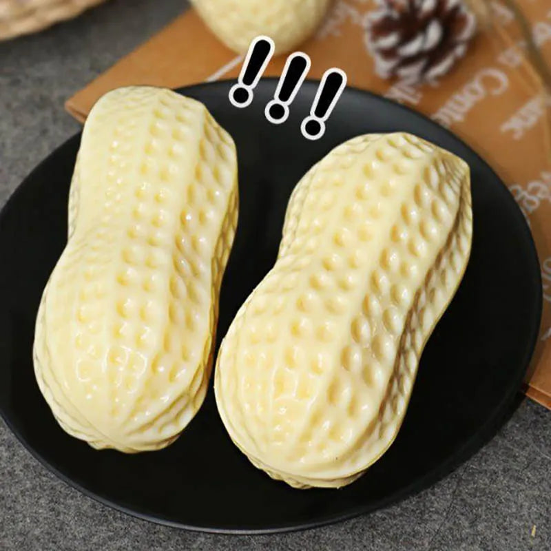 Dog Toy In Peanut Shape - Chew Toy With Sound Hole For Dogs