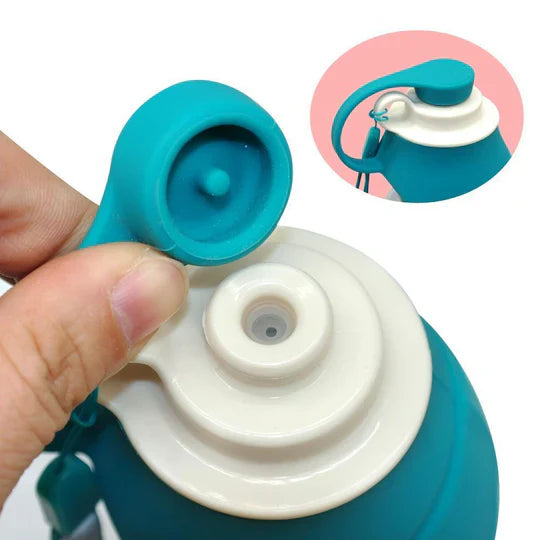 Portable Water Bottle For Dogs With Integrated Bowl
