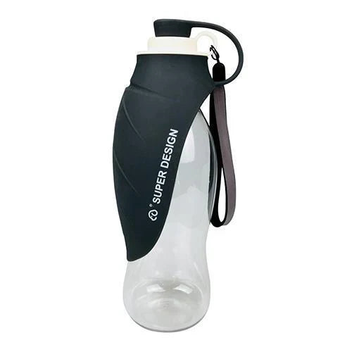 Portable Water Bottle For Dogs With Integrated Bowl