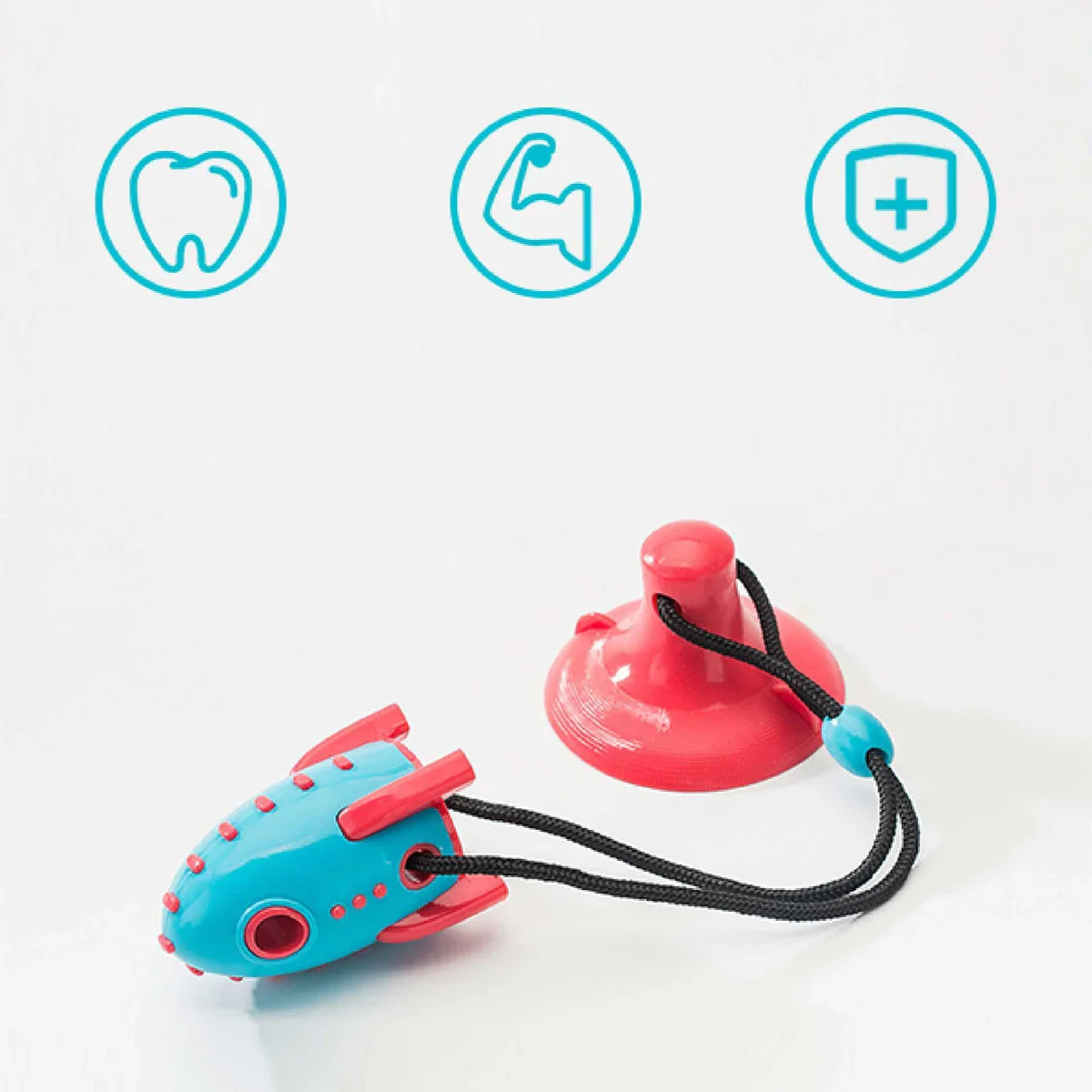 Dog Toy In Rocket Shape - Interactive Chew Toy For Dogs
