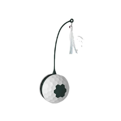 Interactive Cat Toy With Feather - Electronic Toy Ball For Cats