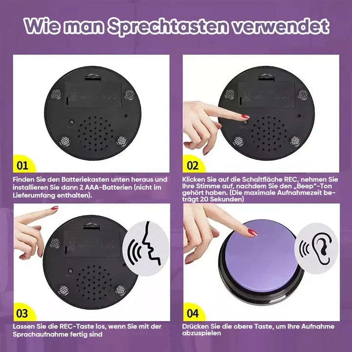 Interactive Talk Button For Pets - Training & Communication