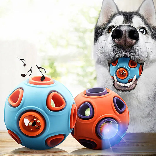 Interactive Dog Toy Ball - With Music And Light - Up Function For Dogs