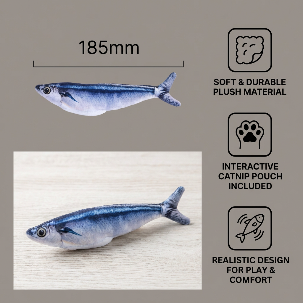Interactive Wiggly Fish Cat Toy