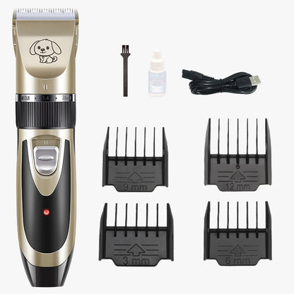 Silent Coat Trimmer Set For Dogs