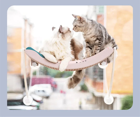 Cat Window Hammock - Stable And Comfortable Resting Place With Suction Cups