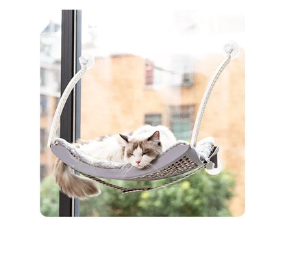 Cat Window Hammock - Stable And Comfortable Resting Place With Suction Cups