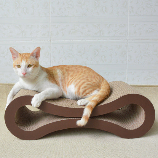 Luxurious Infinity Cardboard Cat Scratching Bed