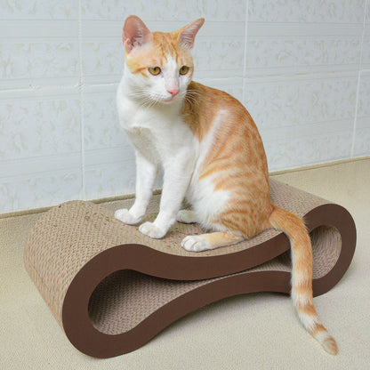 Luxurious Infinity Cardboard Cat Scratching Bed