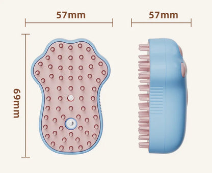 Electric Cat Brush With Massage Function For Gentle Coat Care