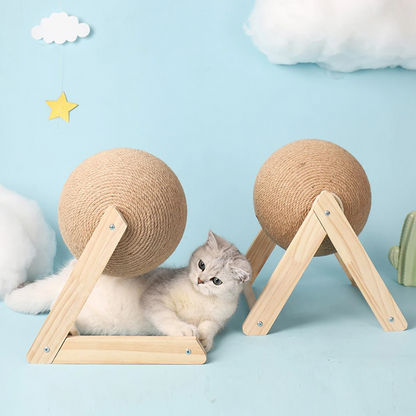 Cat Scratching Ball Made From Sisal