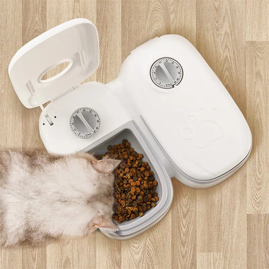 Automatic Food Dispenser With Timer For Cats And Dogs